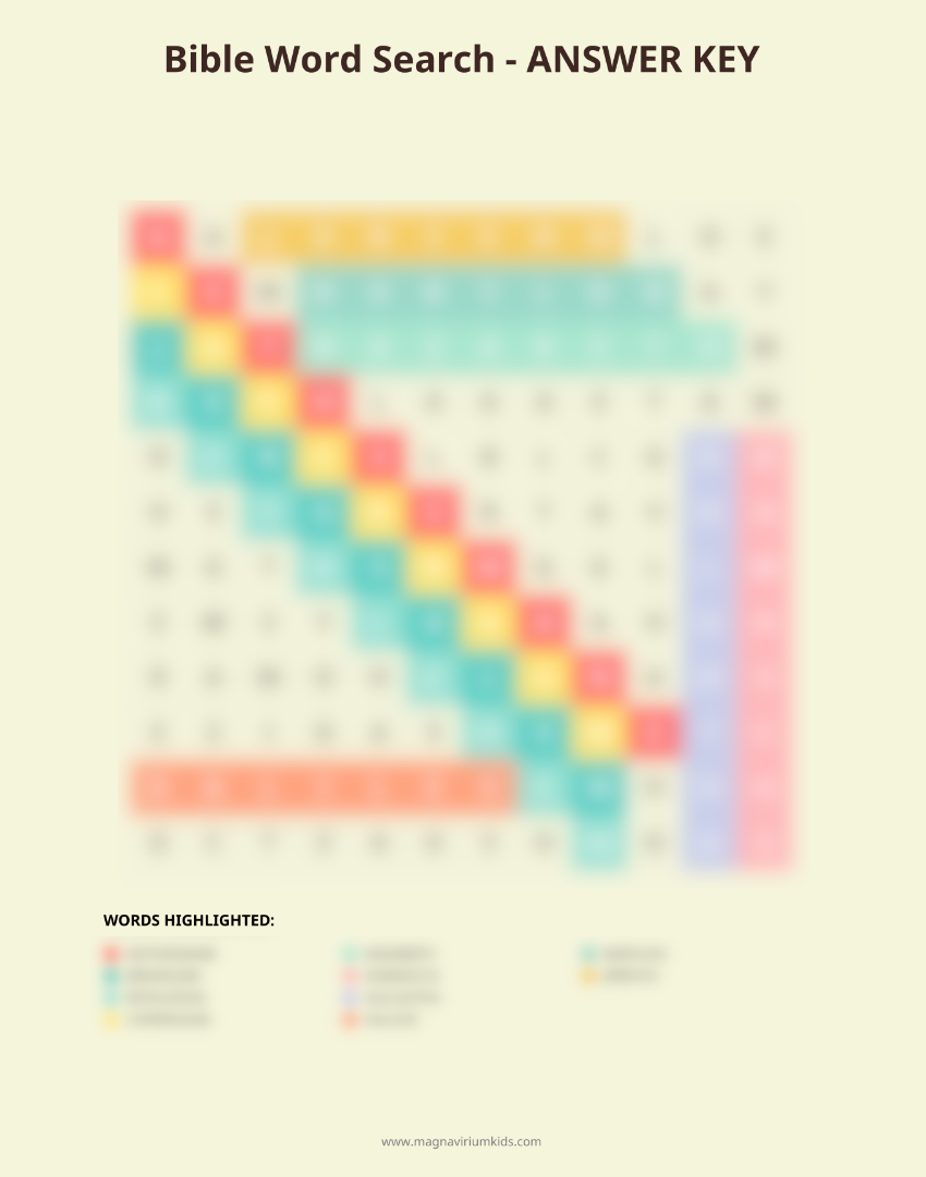 Biblical Places Word Search Pack - English (30 Puzzles, Easy-Hard)