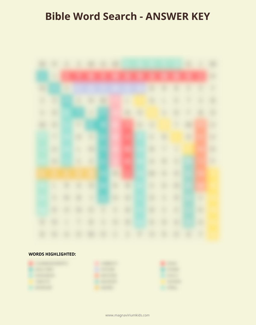 Ten Commandments Word Search Pack - English (30 Puzzles, Easy-Hard)